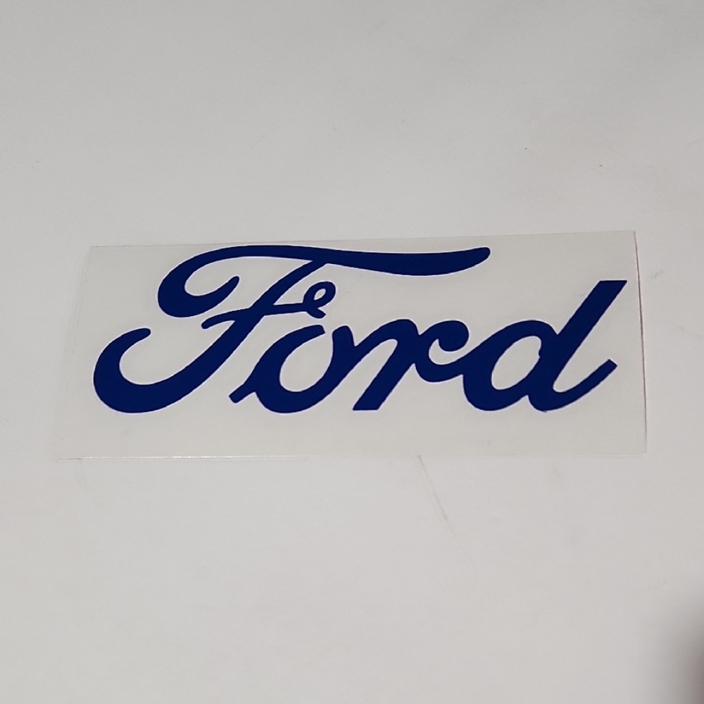 Ford Blue Design Sticker